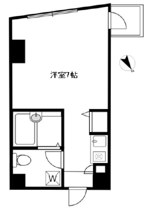 メゾン東山203の間取り