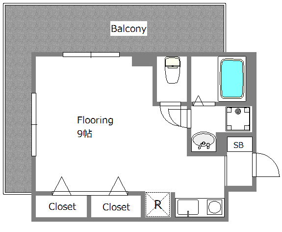 プレシャス東山401の間取り