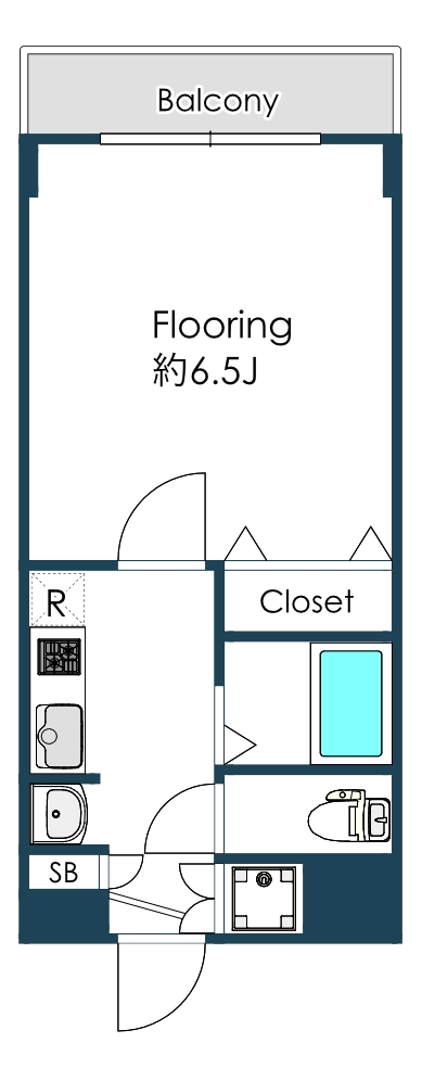 ルシエルⅠ106の間取り