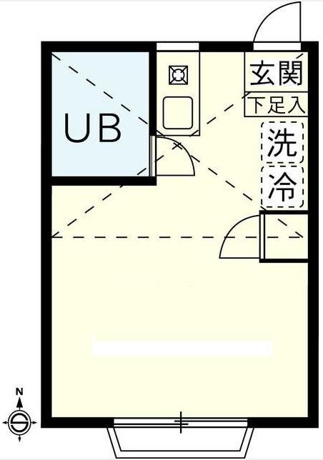 URBAN RESORT三軒茶屋Part?411の間取り