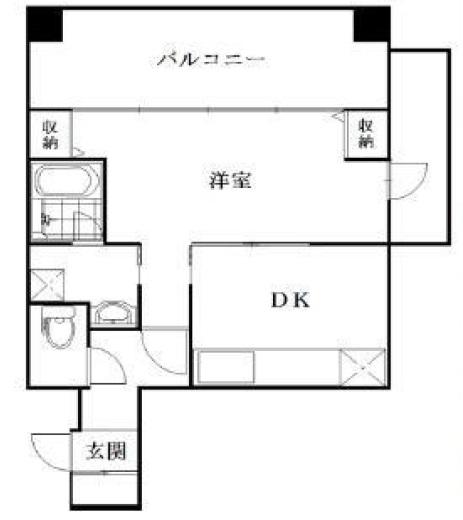 武蔵屋ビル303の間取り