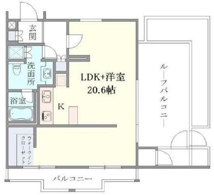 ecuty神山町(エクティ神山町)506の間取り