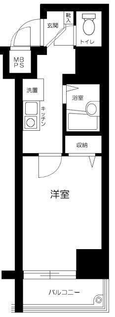 クレアシオン白金台1001号室の間取り