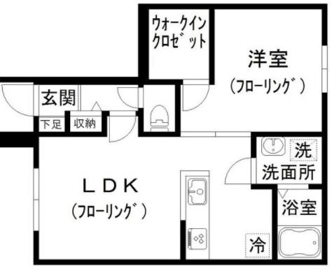 アストル学芸大学102の間取り