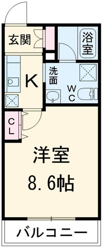 Rising place駒沢101の間取り