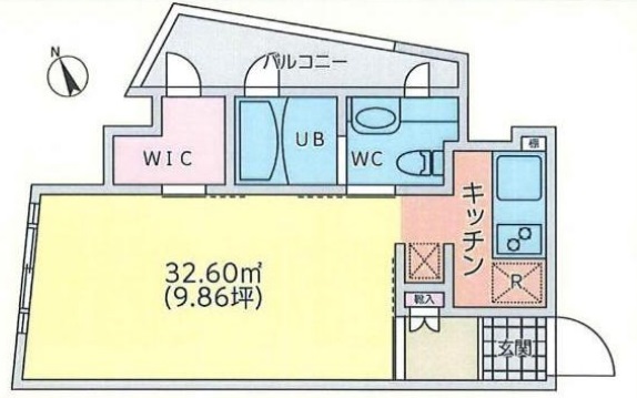 西麻布ＣＯ－ＨＯＵＳＥ401の間取り