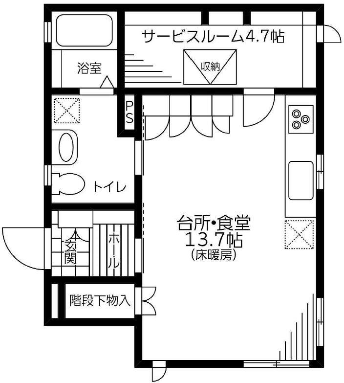 smile gakudai101の間取り