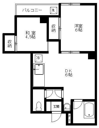 チェリーハイム201の間取り