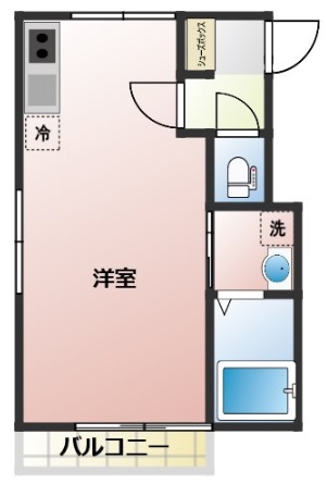 三軒茶屋IMPACT(三軒茶屋インパクト)302の間取り