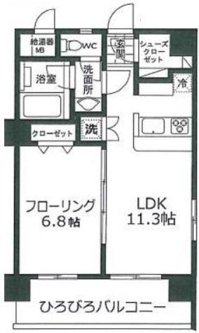 竹庭(チクテイ) YOYOGI-KOEN503の間取り