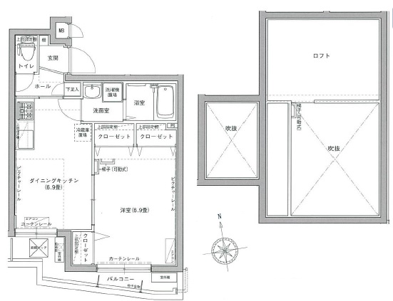 アイル三軒茶屋501の間取り