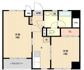 ハイライフ恵比寿304の間取り