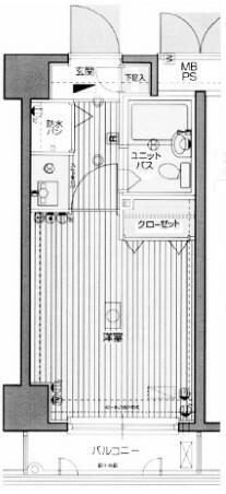 ガラ・シティ白金台601の間取り