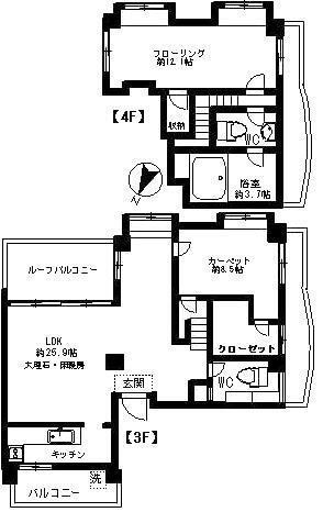 コート麻布301の間取り