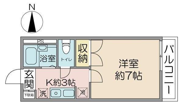 サンテラス南麻布302の間取り