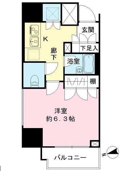 セジョリ西麻布1101の間取り