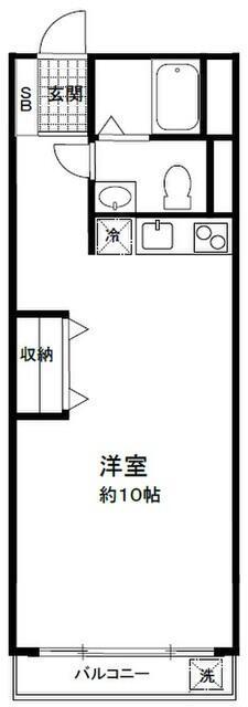 グロリアハイツ103の間取り