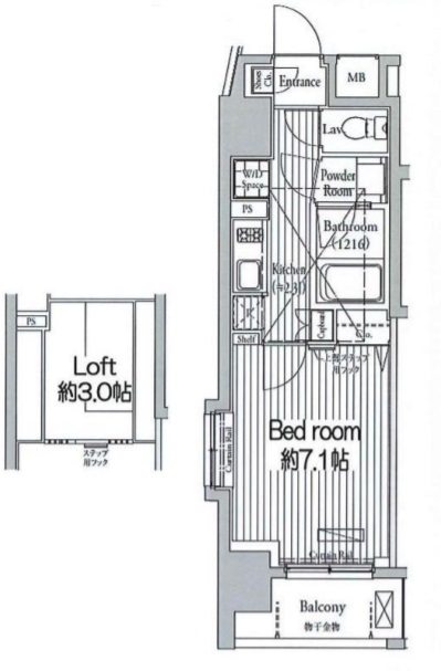 ミュゼ南麻布504の間取り