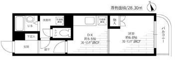 サンピア池尻101の間取り