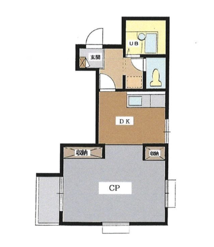 プレステージ中目黒102の間取り