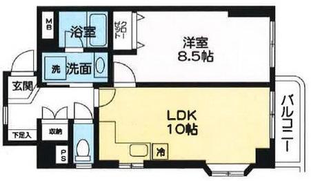 ドムール板垣?201の間取り