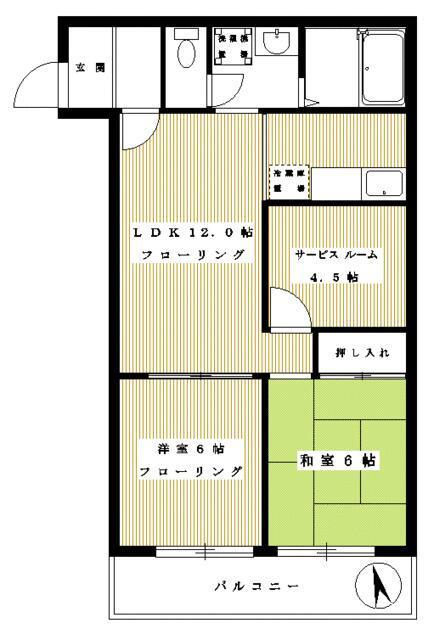 ニューハイツ西五反田306の間取り