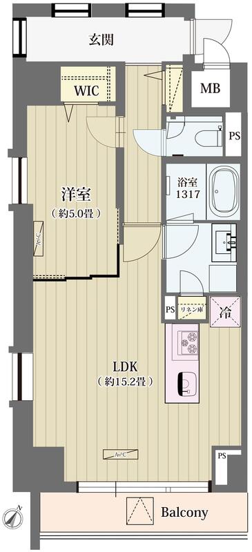 シュトラーレ神山町202の間取り