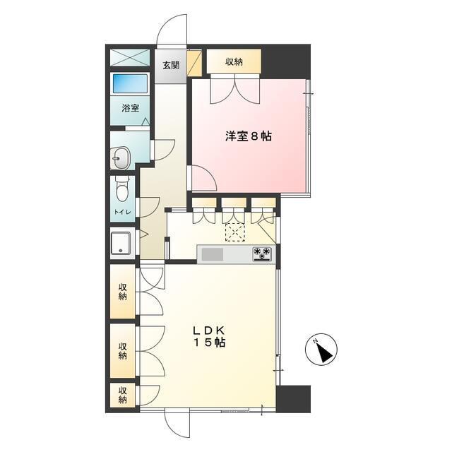 サンハイム南青山1階の間取り