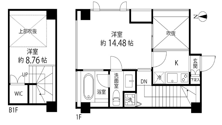 FLEG西麻布vierge999の間取り