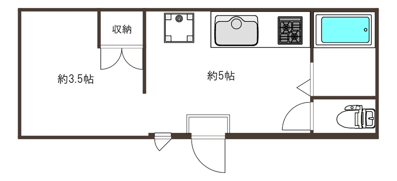 孔雀世田谷101の間取り