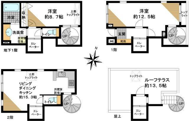 セボン代官山　ａ114の間取り