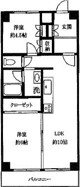 クラスター野沢303の間取り