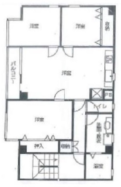 グランデ桜新町201の間取り