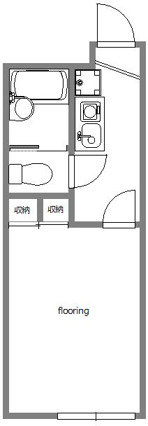 パシフィック辻堂104の間取り