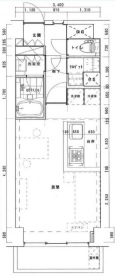 秀和西麻布レジデンス205の間取り