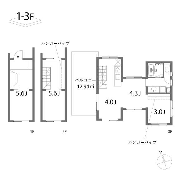 ｃａｓｔｅｌｌｓdの間取り