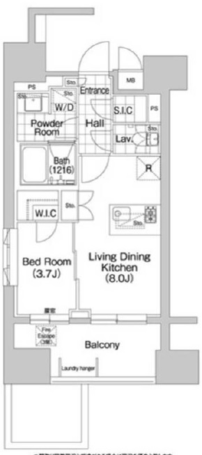 エルスタンザ恵比寿301の間取り