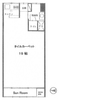 第３宮庭マンション302の間取り