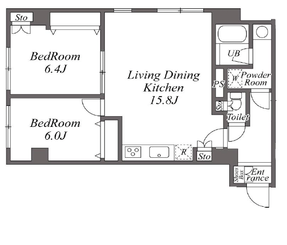 グレイスベル自由が丘103の間取り