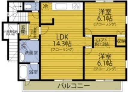 ブラン碑文谷201の間取り