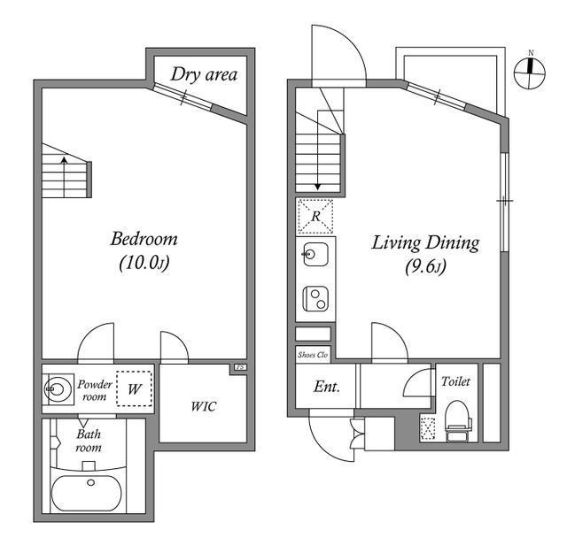 ＬＥＧＡＬＡＮＤ　ＮＩＳＨＩＫＯＹＡＭＡ102の間取り