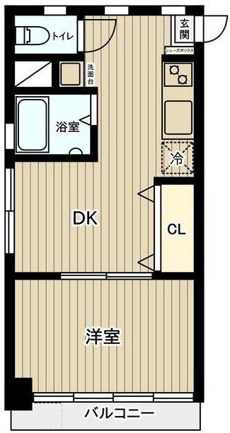 瑞光マンション305の間取り