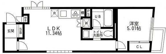 i-LAND渋谷東102の間取り