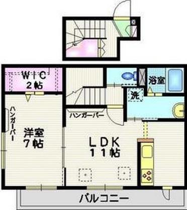 カームコート池尻301の間取り