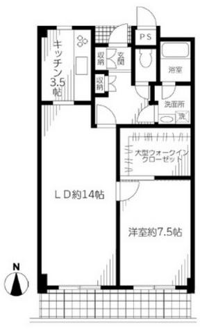 アクレイム三田綱町203の間取り