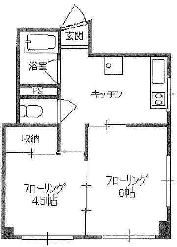 大山ビル301の間取り