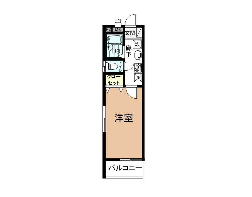 エクセレント若林302の間取り