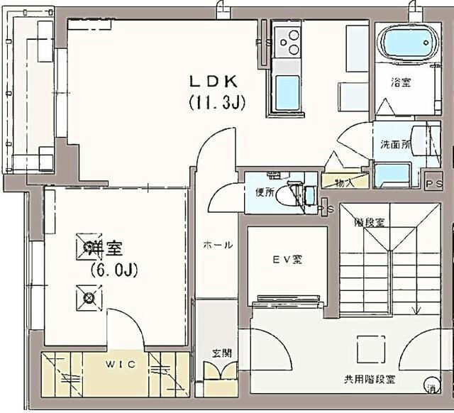 ヴィアソーレ301の間取り