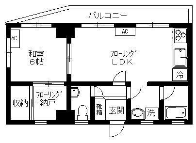 小室ビル201の間取り