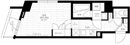ステージグランデ用賀アジールコート506の間取り
